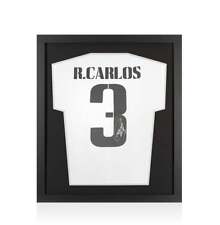 Camisa do Real Madrid assinada por Roberto Carlos: Home, 2022-23 - Compacta, usado comprar usado  Enviando para Brazil