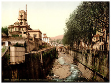 Portugal, Madeira, Funchal, Ribeira Santa Luzia Vintage photochrome,  photochr comprar usado  Enviando para Brazil