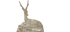 Lalique large deer for sale  Double Springs