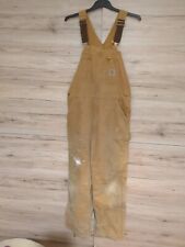 Carhartt workwear dungarees for sale  ROMFORD