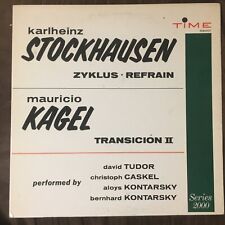 KARLHEINZ STOCKHAUSEN  / MAURICIO KAGEL Zyklus, Etc 1961 Time Series 2000 LP -NM, used for sale  Shipping to South Africa