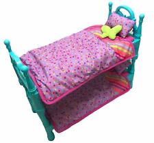 My Life Furniture Stacking Bunk Beds with Bedding fits American Girl 18" Dolls for sale  Shipping to United Kingdom