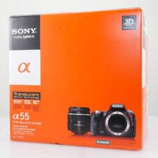 Sony A55 16.2MP DSLR SLT-A55V com lente 18-55mm comprar usado  Enviando para Brazil