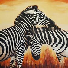 Two zebras original for sale  Redmond