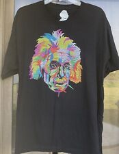 Camiseta Albert Einstein Colorida Design de Fio Briodered Bioworld 2XL (30) comprar usado  Enviando para Brazil