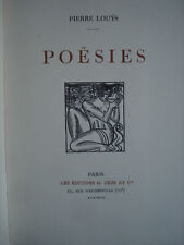 Pierre louys poesies d'occasion  Royat
