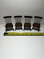 Conjunto de cadeiras de madeira para casa de bonecas vintage rústicas para fazenda cadeiras de jantar comprar usado  Enviando para Brazil