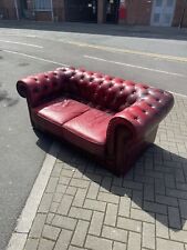 Seater chesterfield sofa for sale  ROMFORD