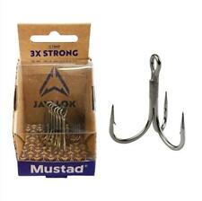 Anzuelos Triples de Pesca Mustad Jaw Lok JL73NP 3X Postizas Spinning Mar Treble segunda mano  Embacar hacia Argentina