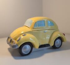 Tarro de coche galletas amarillo coleccionable de cerámica VW Volkswagen 1997 , usado segunda mano  Embacar hacia Argentina