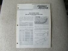 1966 CAT Caterpillar D4D D7E D8H protetores de pista de trator folheto boletim de produto, usado comprar usado  Enviando para Brazil
