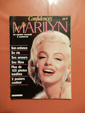 Magazine confidences marilyn d'occasion  Béziers