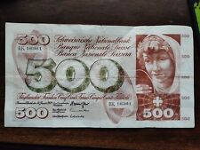 Banconota suisse 500 usato  Crema