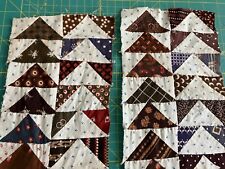 Used, Antique Vintage Flying Geese Quilt Blocks Strips ~ 1860-1880 for sale  Shipping to South Africa