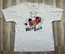 Camiseta vintage 1993 Albany River Rats talla XL Jerzees hockey gris gráficos segunda mano  Embacar hacia Argentina