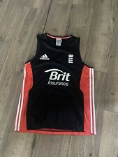 ADIDAS ENGLAND CRICKET VEST BLUE T-SHIRT  SIZE 46/46 L B53 for sale  Shipping to South Africa