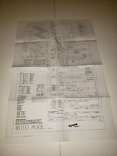 Gottlieb ROTO POOL Pinball Schematic, used for sale  Shipping to South Africa