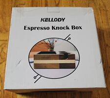 KELLODY Brown 4 In 1 Wooden Espresso Knock Box With Coffee Tamping Station for sale  Shipping to South Africa