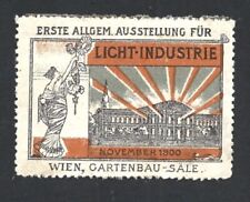 (BL) Austria Viena 1900 Exposición de la Industria Ligera sello como nuevo segunda mano  Embacar hacia Argentina