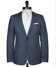 Used, ZILLI Steel Blue Sport Coat Suit Blazer 46R Wool for sale  Shipping to South Africa