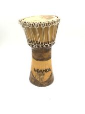Djembe Drum African Tribal Drum Handmade Uganda Musical Instrument, 10x5 for sale  Shipping to South Africa