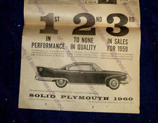 1960 plymouth fury for sale  Hayward