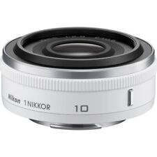 (Caja abierta) Lente gran angular principal Nikon 1 NIKKOR 10 mm f/2,8 - blanca, usado segunda mano  Embacar hacia Argentina