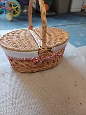 Wicker picnic basket for sale  HAILSHAM