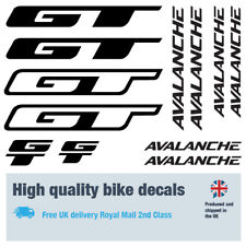 GT Avalanche bike decals labels with free bike protection (27 pack) - 20colours for sale  Shipping to South Africa