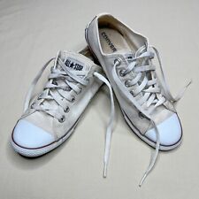 Converse Chuck Taylor All Star Men 6 Women 7.5 EU38.5 White Low Top Canvas Shoes comprar usado  Enviando para Brazil