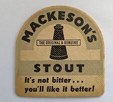 Beer mat mackeson for sale  BURTON-ON-TRENT