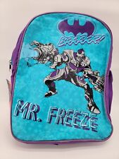 Mochila juvenil infantil vintage 1997 Mr Freeze Batman azul roxo nova com etiquetas comprar usado  Enviando para Brazil