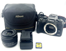 Kit de cámara digital sin espejo Canon EOS M5 24,2 MP SLR EF-M 15-45 mm lente WiFi segunda mano  Embacar hacia Mexico