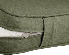 Water-Resistant 25x22x4 In. Outdoor Patio Chair Back Cushion Slip Cover - Green for sale  Shipping to South Africa