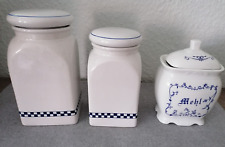 Keramikdosen weiß blau gebraucht kaufen  Haltern