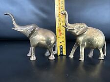 Pair vintage brass for sale  CHELMSFORD