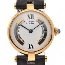 Reloj de cuarzo para dama CARTIER Vermeille 590004/087137 esfera Trinity P#129705 segunda mano  Embacar hacia Argentina