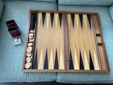 Vintage wooden backgammon for sale  HARPENDEN