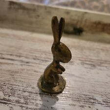 1920s Hagenauer Bronze Art Deco BUNNY RABBIT Austria 2.25” Tall Miniature  for sale  Shipping to South Africa