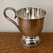 silver christening mug for sale  DUNS