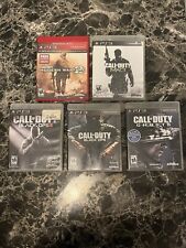 Lote completo de PS3 Call of Duty Black OPS 1, 2 Ghosts Modern Warfare 1, 2 na caixa (5), usado comprar usado  Enviando para Brazil