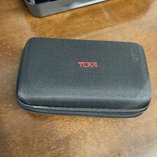 Tumi For Delta  Case Small Black Travel Accessories Kit Zip Black for sale  Shipping to South Africa