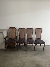 cane back dining chairs for sale  Pasadena