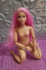 Usado, Boneca Barbie híbrida nua, cabelo rosa curvilíneo feito para mover o corpo, beleza Mattel, nova  comprar usado  Enviando para Brazil