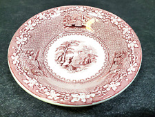 Vintage Jenny Lind Royal Staffordshire Pottery Dessert or Sauce Bowl 5" Red for sale  Shipping to South Africa