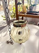 Glass hanging lantern for sale  Shipping to Ireland