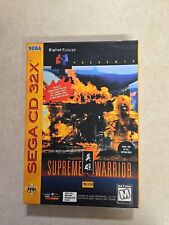 Supreme Warrior para Sega CD 32X completo na caixa na caixa comprar usado  Enviando para Brazil
