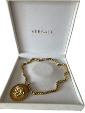 Versace necklace medusa for sale  LONDON