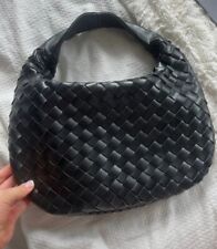 Black weave bag for sale  Shipping to Ireland
