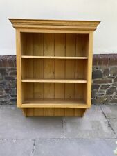 Used, Beautiful Solid oak hanging wall unit for sale  UMBERLEIGH